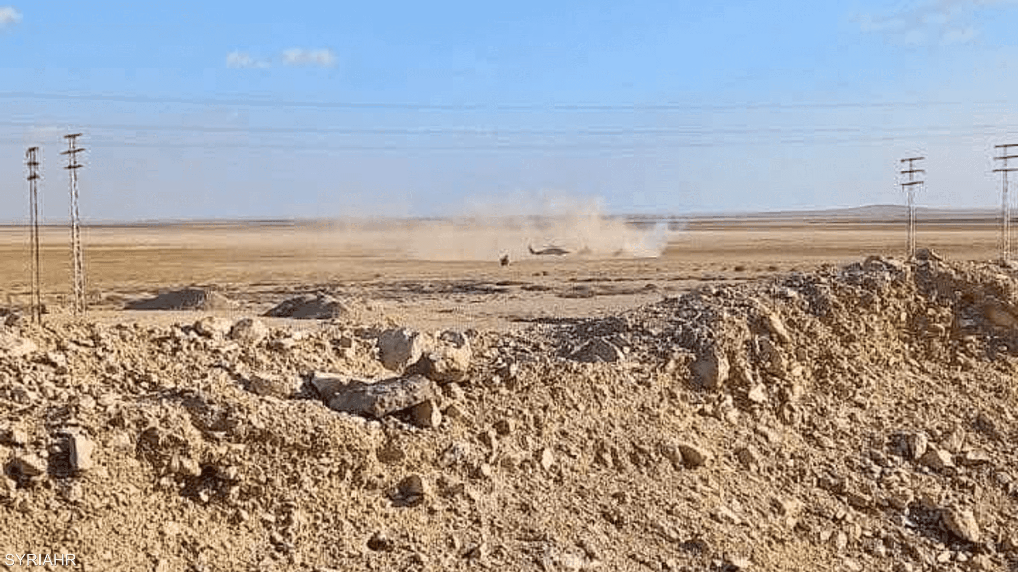 مروحيات نقلت المصابين