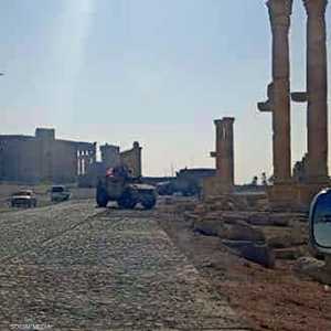 صور متداولة لموقع الهجوم في تدمر