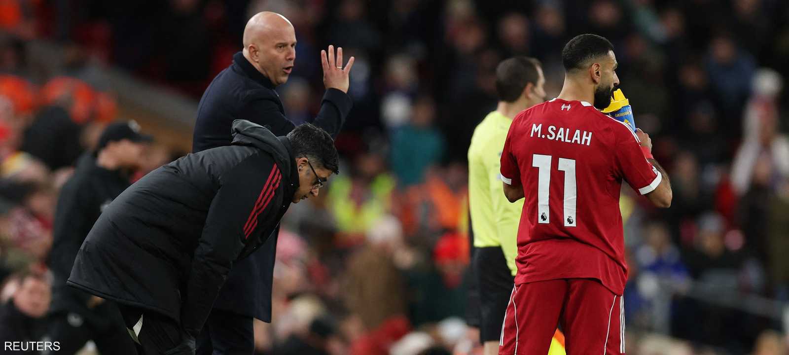 محمد صلاح وآرني سلوت