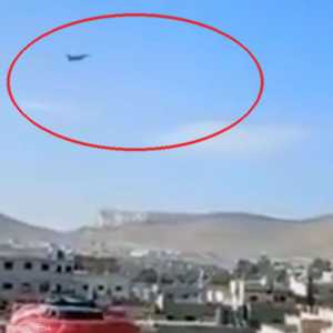 طائرة أميركية حلقت فوق تدمر عقب الهجوم