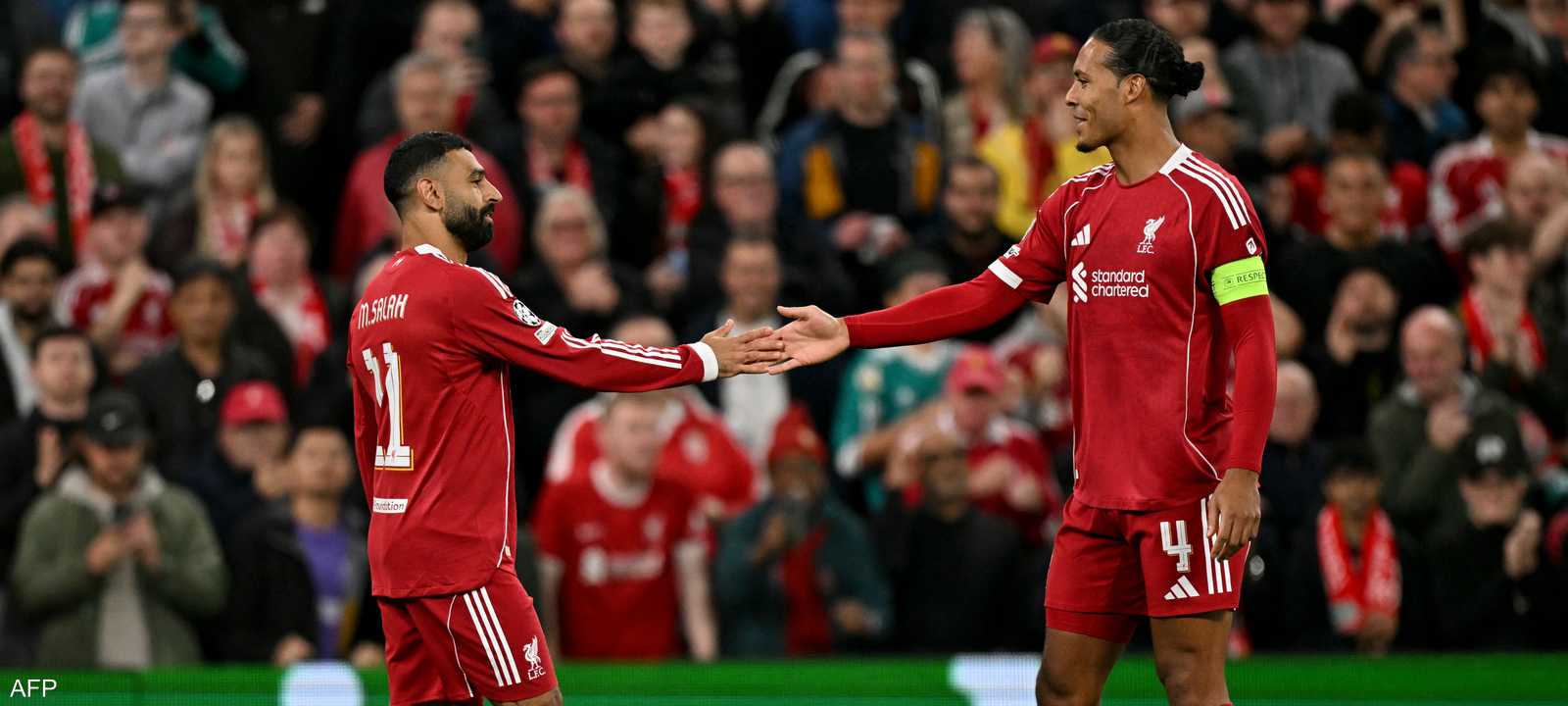 فيرجيل فان دايك وزميله محمد صلاح