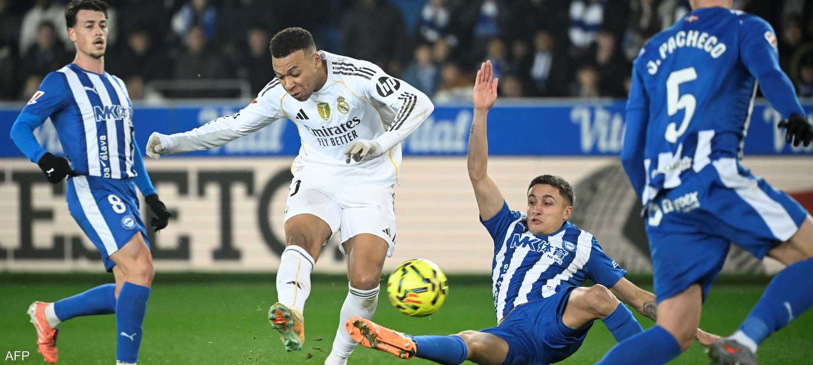 مبابي سجل الأول لريال مدريد