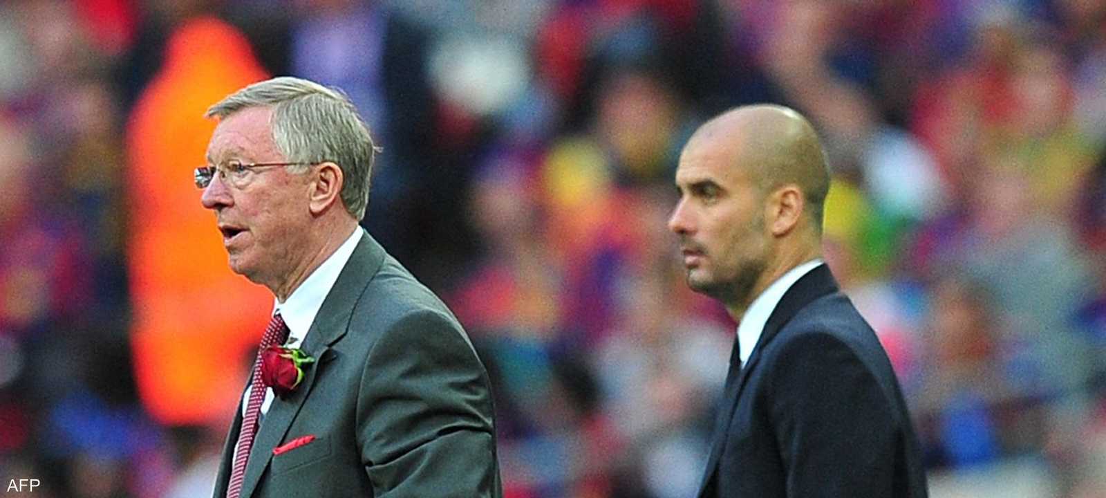 غوارديولا في مواجهة سابقة مع فيرغسون