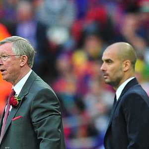 غوارديولا في مواجهة سابقة مع فيرغسون