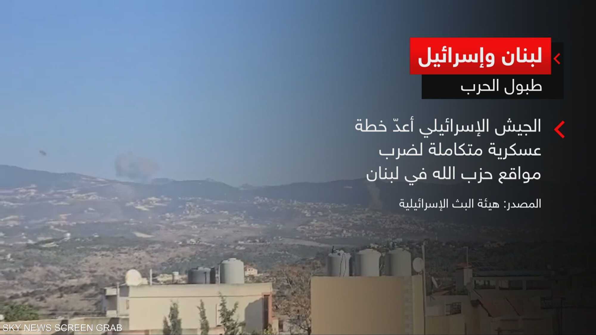 الجيش الإسرائيلي أعد خطة عسكرية متكاملة لضرب مواقع حزب الله