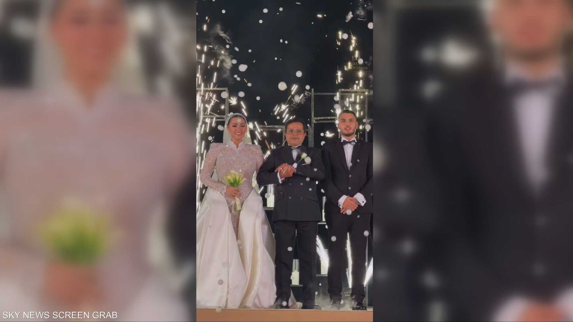 حفل زفاف ابنة محمد هنيدي يخطف الأنظار