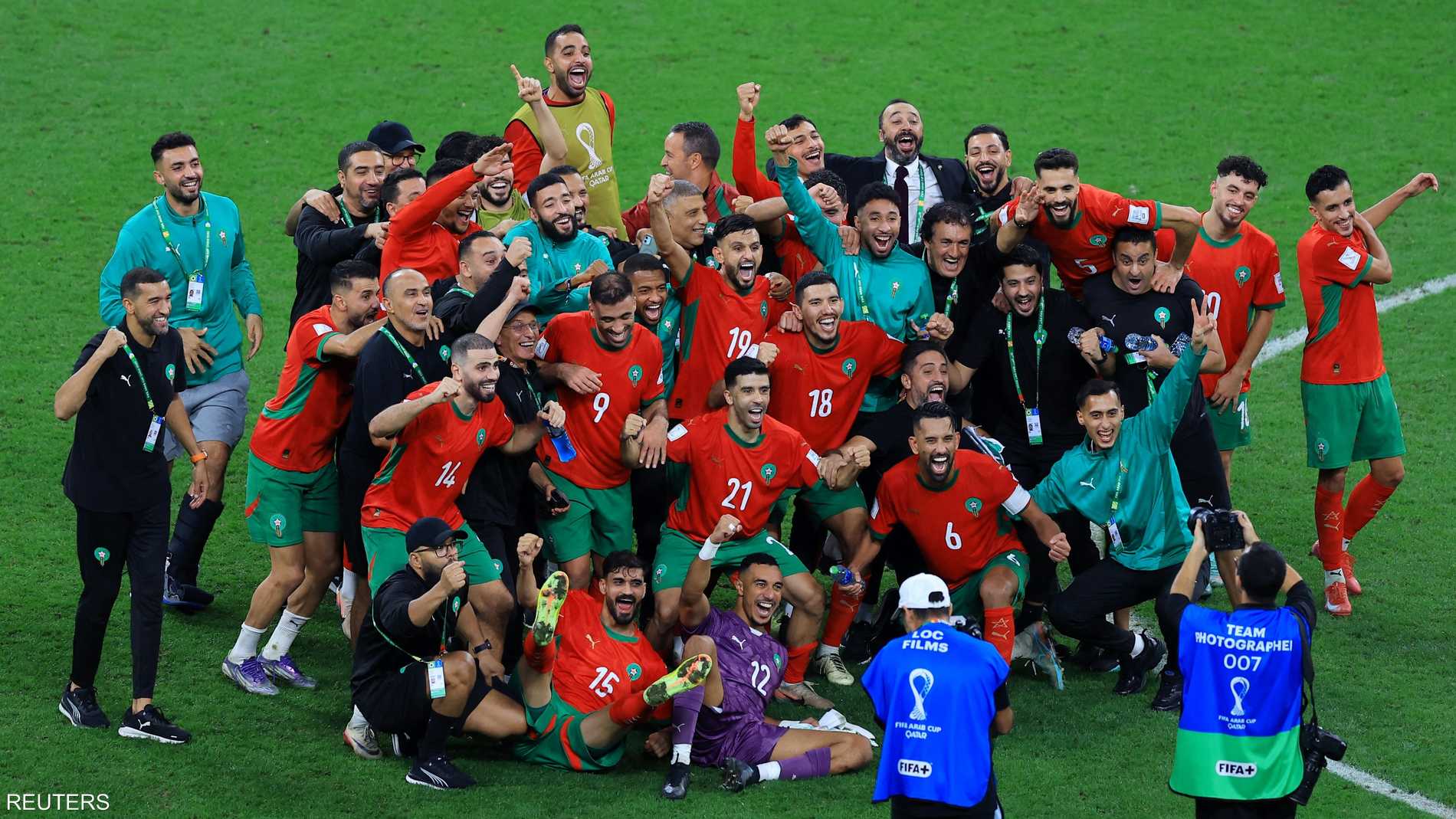 المغرب يصعد إلى نهائي كأس العرب 