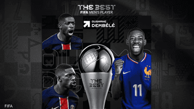 ديمبلي يفوز بجائزة "ذا بيست" لأفضل لاعب في العالم