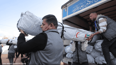 عملية الفارس الشهم (3) تتدخل سريعا لإنقاذ النازحين من البرد