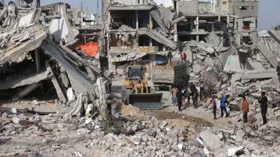 دمار كبير في غزة جرّاء العملية العسكرية الإسرائيلية.. أرشيف