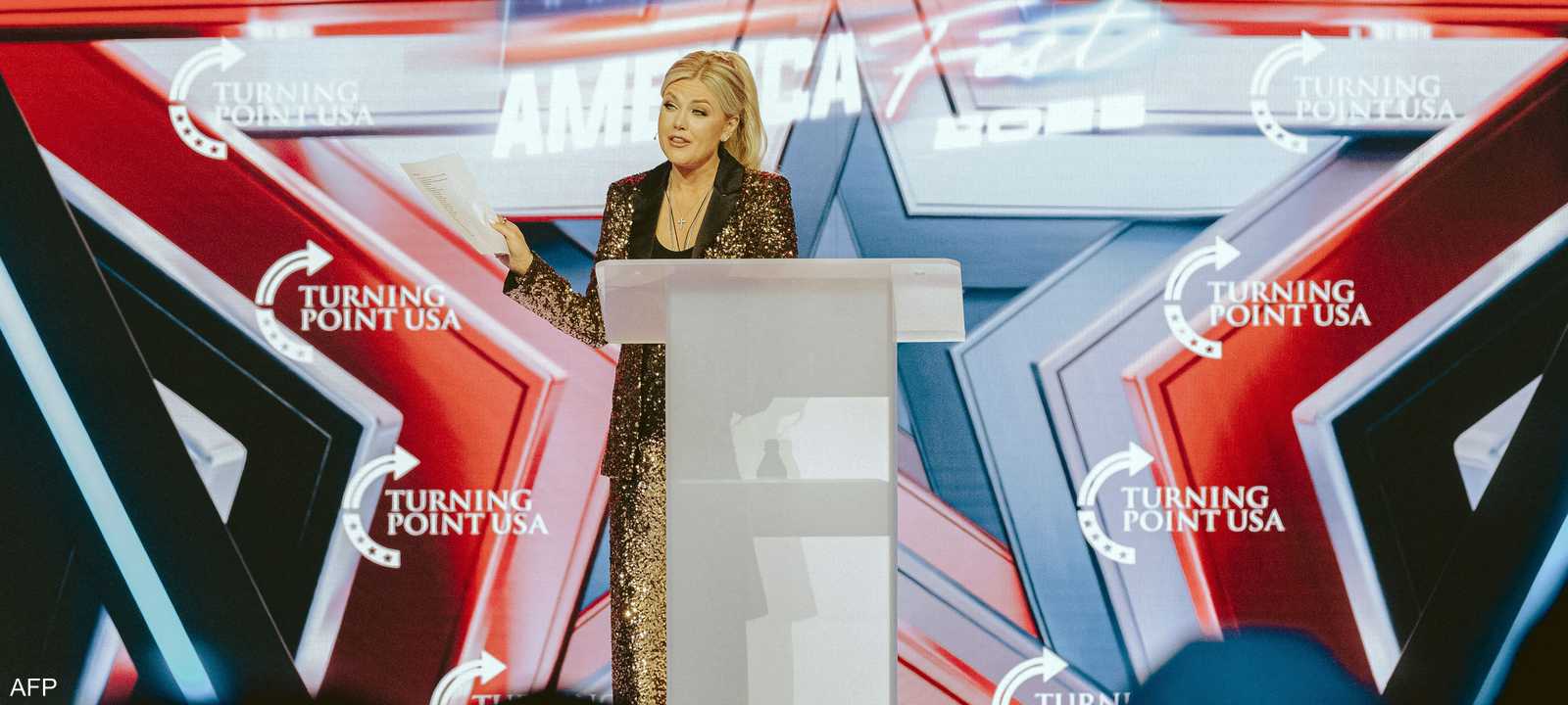 إريكا كيرك أرملة الناشط السياسي تشارلي كيرك