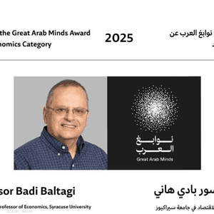 نشر البروفيسور هاني بادي أكثر من 200 بحث علمي