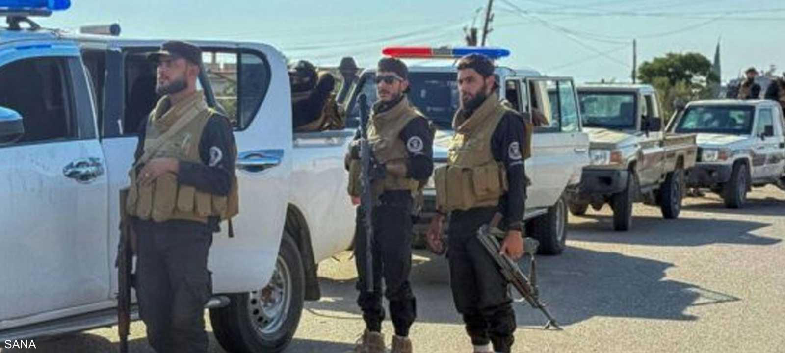 أرشيفية لقوات أمن سورية في ريف السويداء