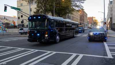 أرشيفية لحافلة تنقل سجناء في أتلانتا