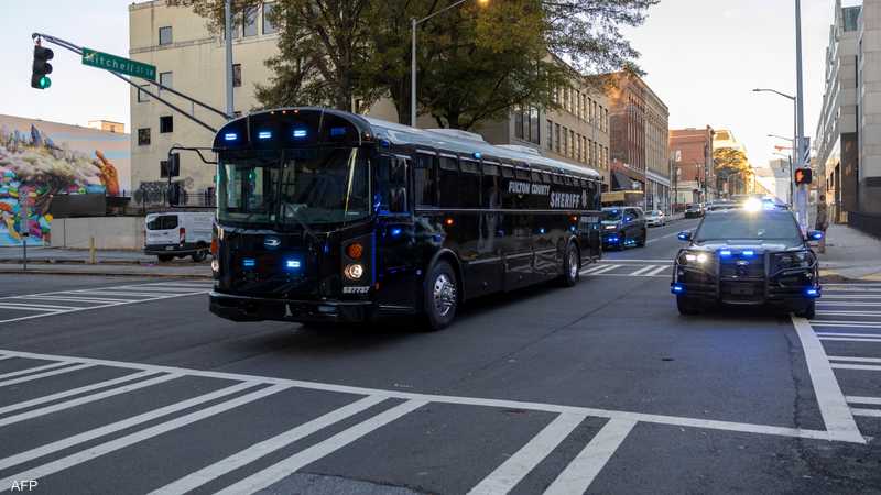 أرشيفية لحافلة تنقل سجناء في أتلانتا