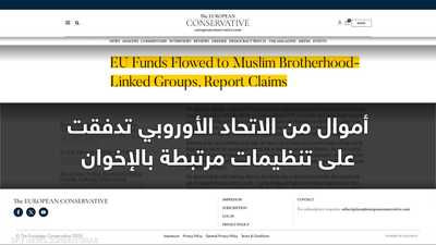 انتقادات لرقابة أوروبية بعد تمويل جهات مرتبطة بالإخوان