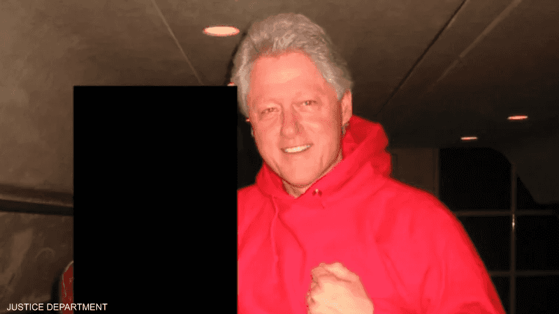 كلينتون من بين الشخصيات التي ظهرت في صور ملفات إبستين