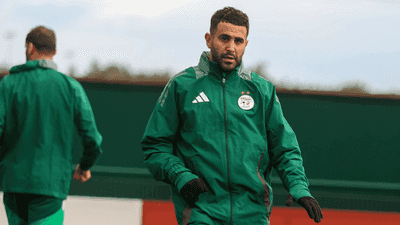 رياض محرز، مهاجم المنتخب الجزائري