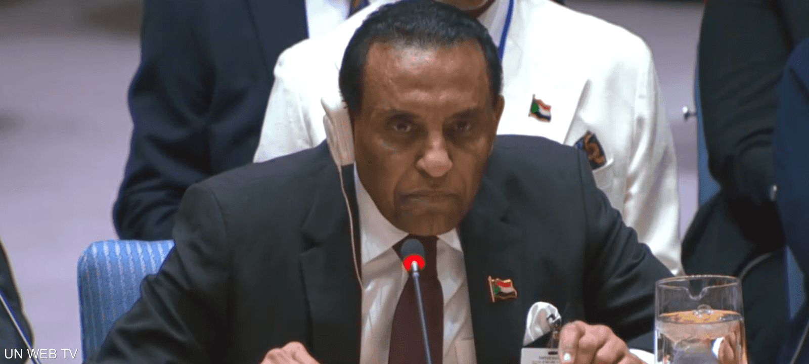 كامل إدريس، خلال جلسة مجلس الأمن