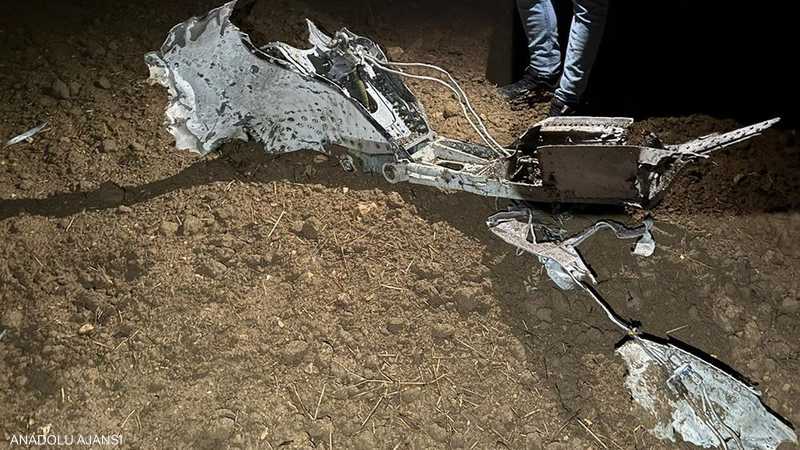 طائرة الحداد سقطت قرب أنقرة