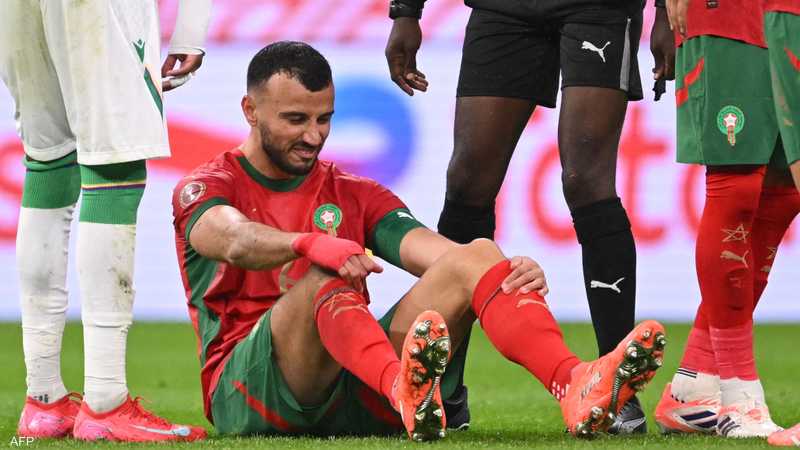 سايس أصيب وخرج مبكرا من لقاء جزر القمر