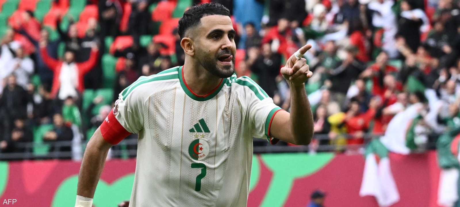 محرز سجل الهدف بعد 81 ثانية