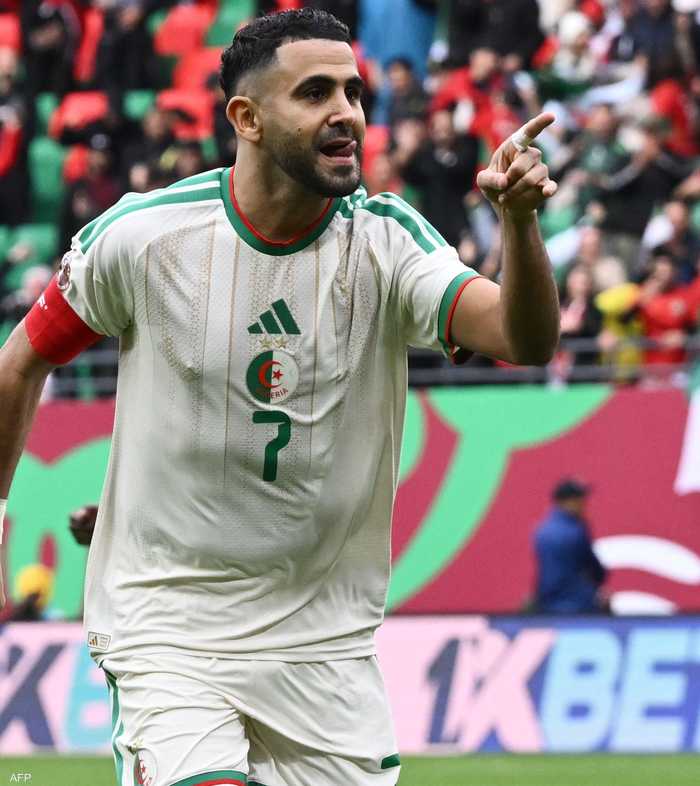 محرز سجل الهدف بعد 81 ثانية