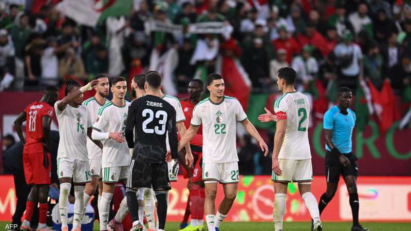 يتصدر المنتخب الجزائري المجموعة الخامسة مؤقتا