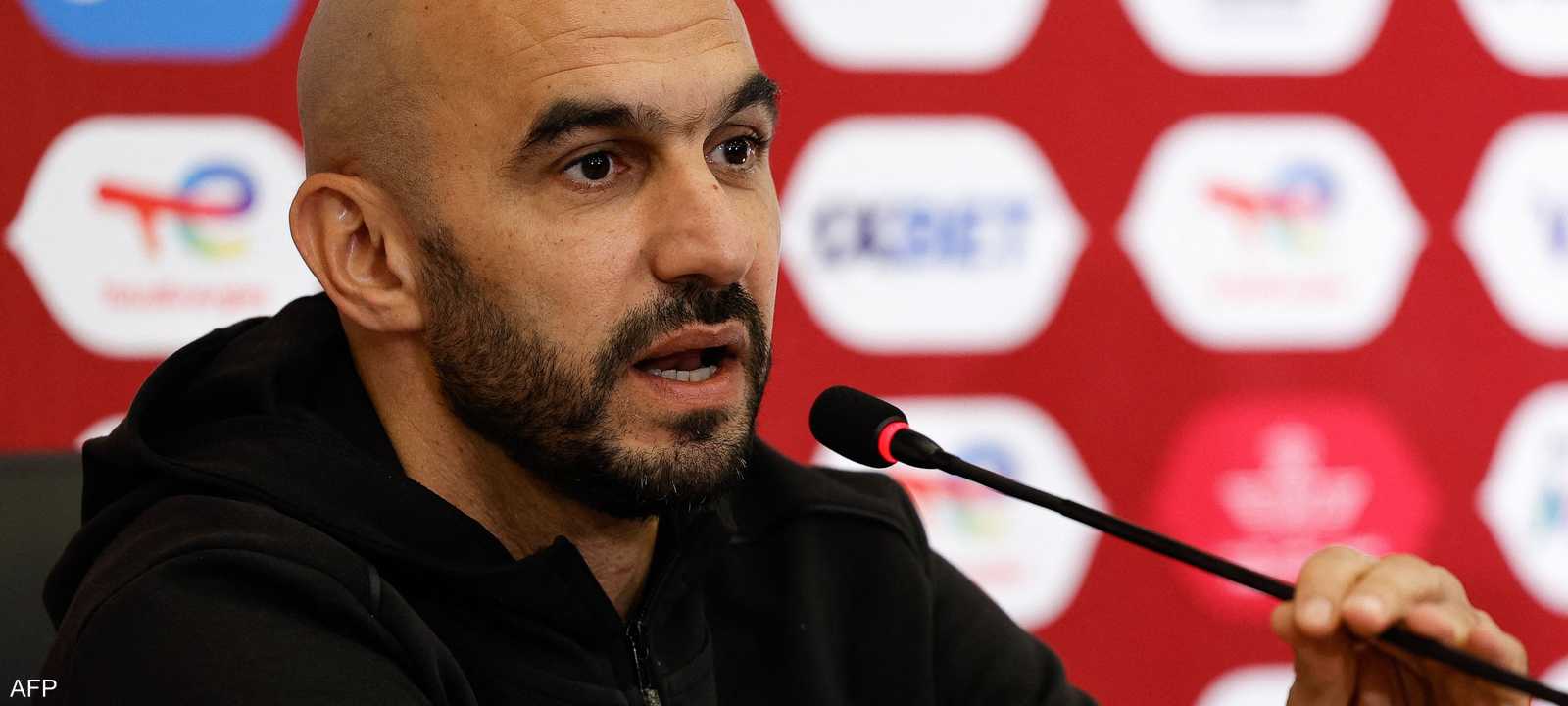 مدرب المنتخب المغربي لكرة القدم وليد الركراكي