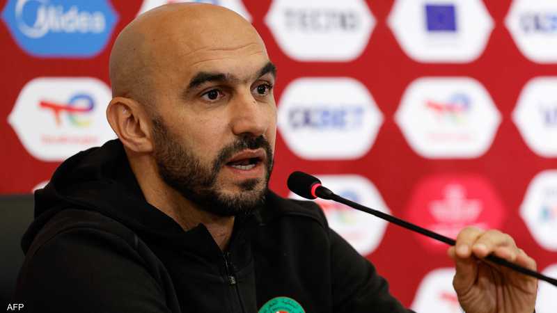 مدرب المنتخب المغربي لكرة القدم وليد الركراكي