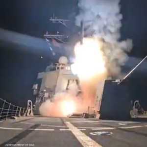 لقطة نشرتها وزارة الدفاع الأميركية للضربة