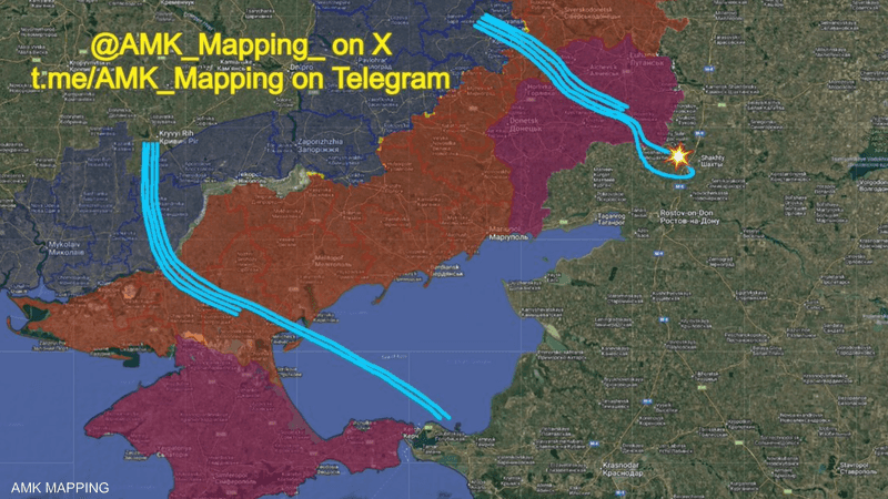 قصفت أوكرنيا منشآت طاقة روسية