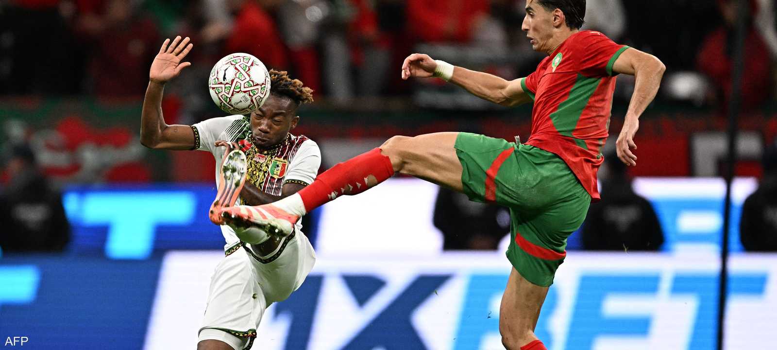 من المباراة بين الفريقين