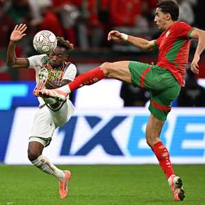 من المباراة بين الفريقين