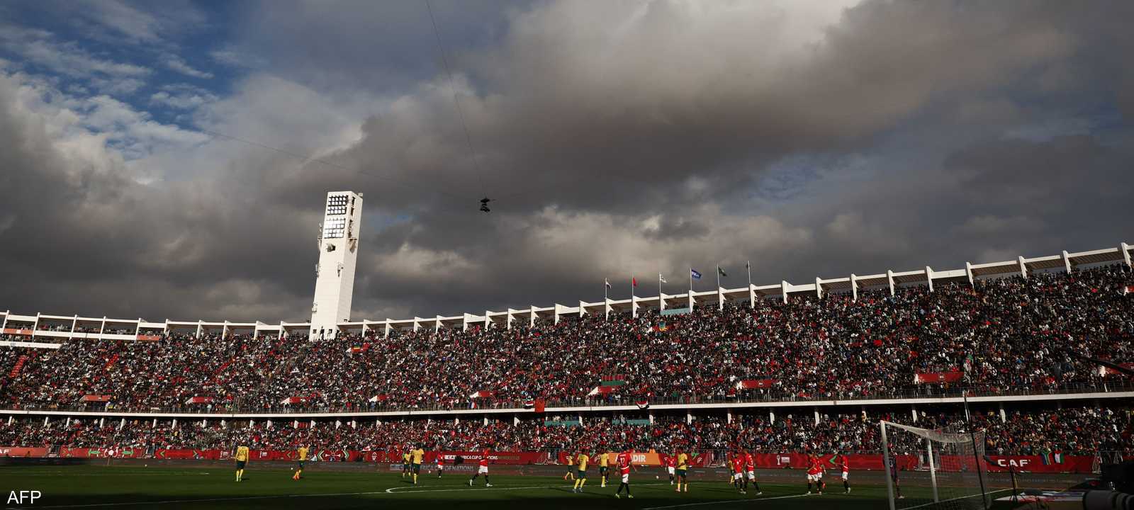 حضور جماهيري غفير خلال مباراة مصر الثانية في كأس أفريقيا