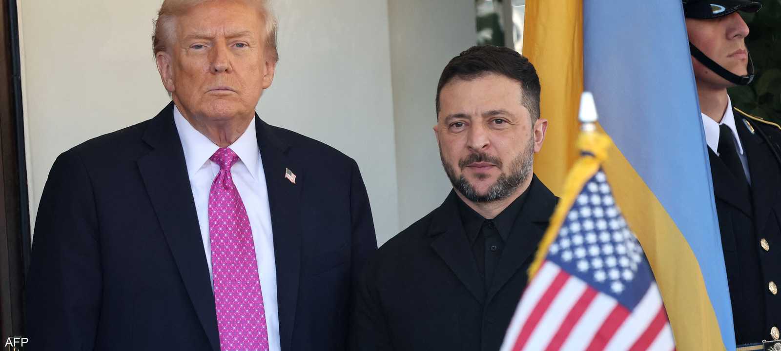 أرشيفية للقاء جمع ترامب بالرئيس الأوكراني