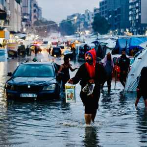 منخفض جوي يضرب غزة