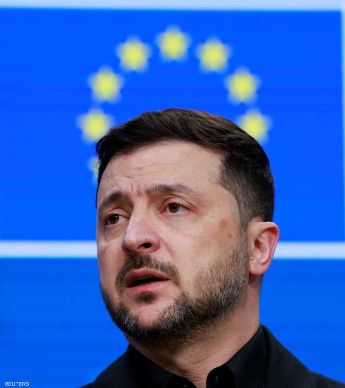 الرئيس الأوكراني فولوديمير زيلينسكي