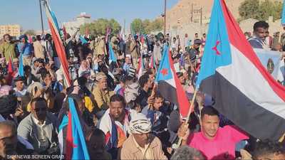 تظاهرة حاشدة في سيئون تؤيد سيطرة القوات الجنوبية على حضرموت