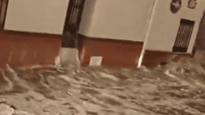 أمطار غزيرة وفيضانات في جنوب إسبانيا