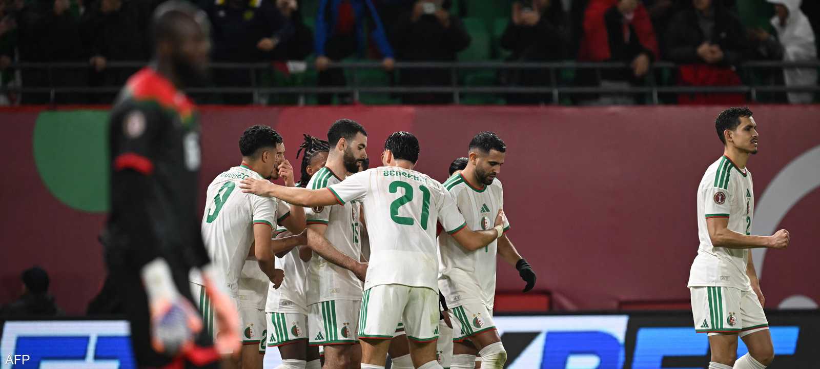 فرحة لاعبي الجزائر