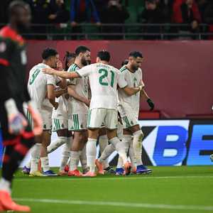 فرحة لاعبي الجزائر