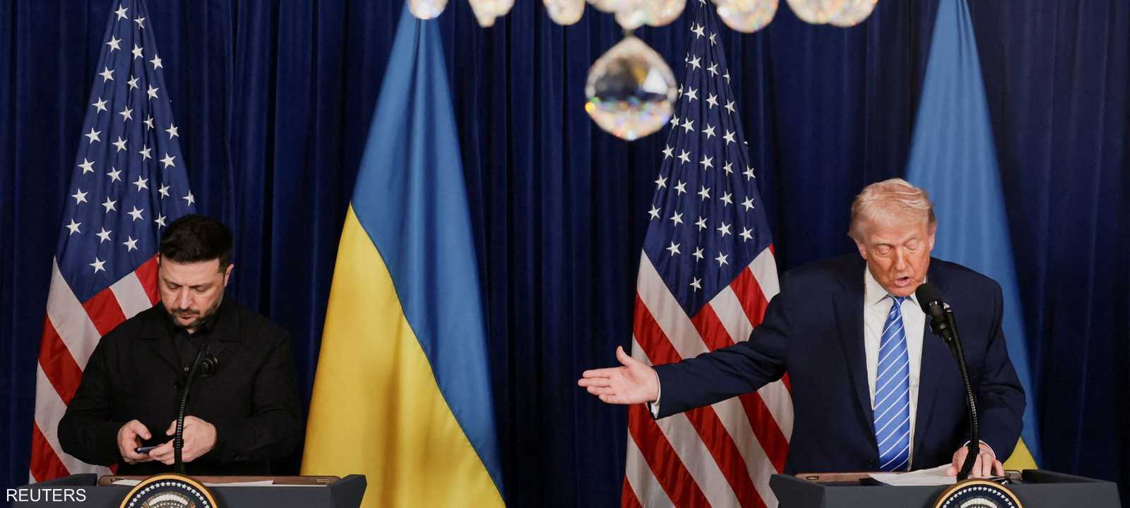 ترامب التقى زيلينسكي في فلوريدا