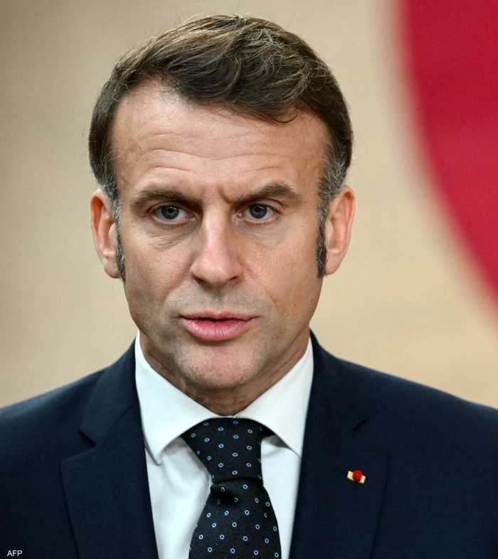 الرئيس الفرنسي إيمانويل ماكرون