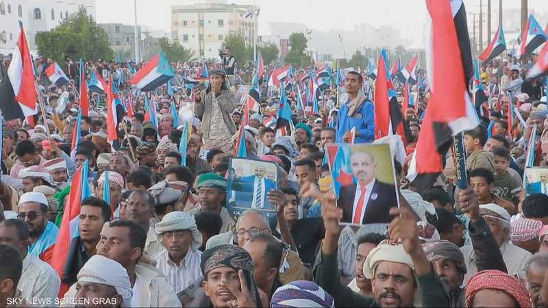 تظاهرة حاشدة في سيئون بحضرموت دعماً للمجلس الانتقالي الجنوبي
