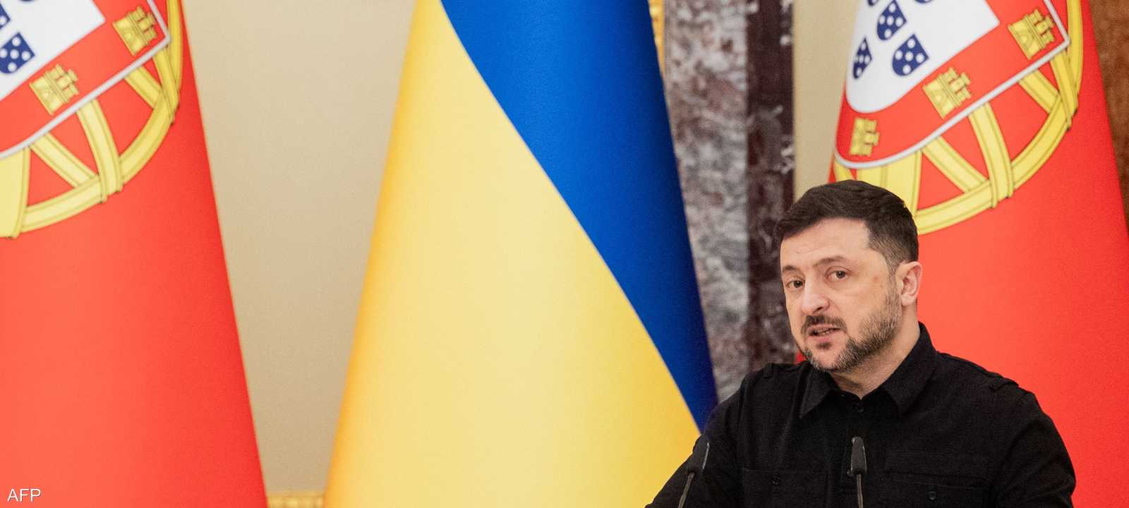 الرئيس الأوكراني فولوديمير زيلينسكي