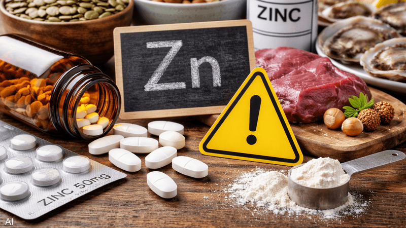 الإفراط في تناول الزنك له أضرار جانبية تؤثر على الصحة