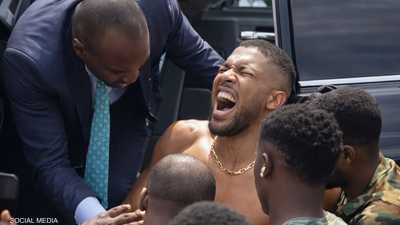 جوشوا تعرض لإصابات طفيفة