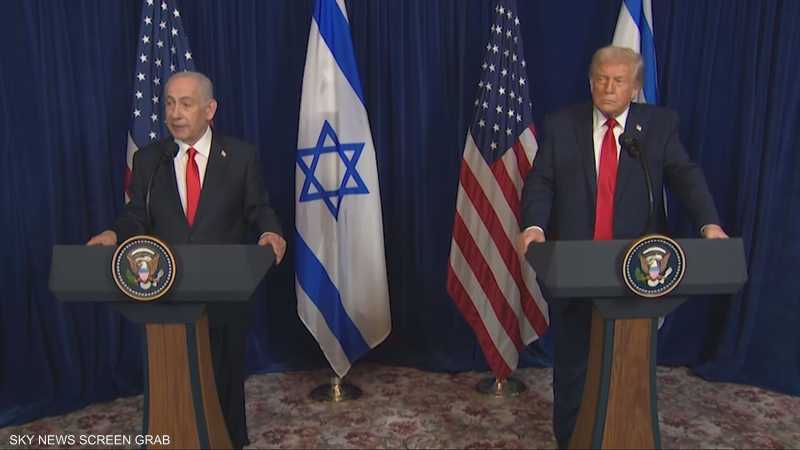 تفاهمات بين ترامب ونتنياهو حيال حماس وإيران