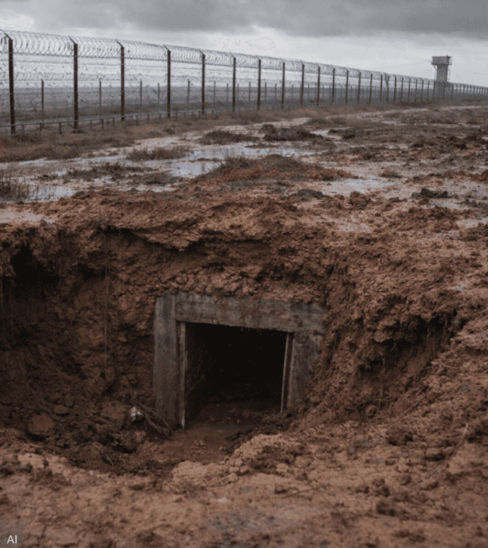 يشتبه الجيش الإسرائيلي في أن النفق حديث